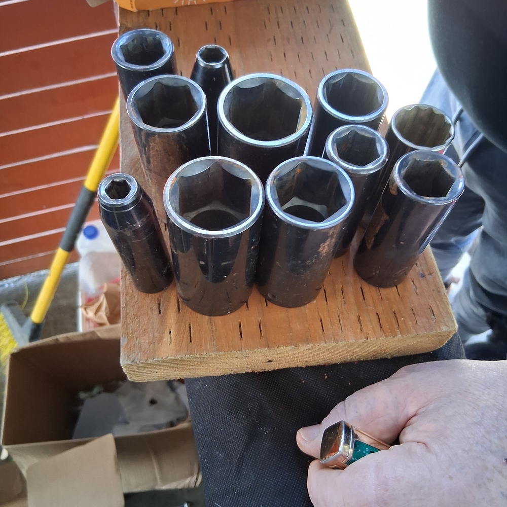 Set of Metal Socket Wrenches